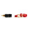 100 Pcs Copper Gold Plated Audio Speaker Binding Post Banana Jack Connectors minij view 3