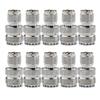 10 Pc Adapter SO239 UHF Jack Female to Mini UHF Male Plug Connector Straight F/M m view 1