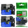 2/Pack - LM Tapes Compatible TZe-135 White on Clear p-Touch Label Tape, 12mm Laminated replacment TZe135 Tape, TZ135 0.47" White Ink on Clear Label with a Great Color/Size Guide. view 1