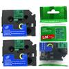 2/Pack - LM Tapes Compatible TZe-731 Black on Green p-Touch Label Tape, 12mm Laminated replacment TZe731 Tape, TZ731 0.47" Black Ink on Green Label with a Great Color/Size Guide. view 1