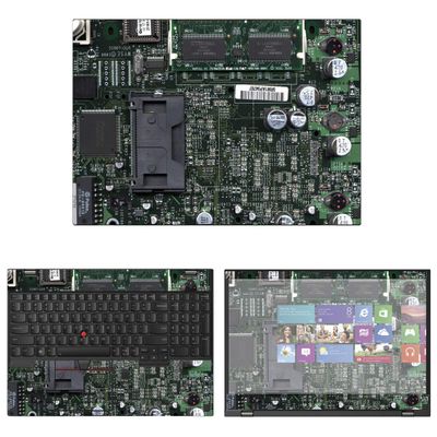 Decalrus - Protective Decal Circuit Board Skin Sticker for Lenovo ThinkPad T580 (15.6" Screen) case Cover wrap LEthnkpad15_T580-8