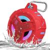EBODA Bluetooth Shower Speaker, Waterproof Portable Speakers IPX7 Floating, True Wireless Stereo BT 5.0 Speaker with Bass, 2000mAh LED Light for Shower, Pool, Beach, Gifts for Women- Red view 1