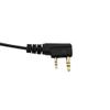 Karier 2 Pin Earpiece Headset with PTT Mic and Transparent Acoustic Tube for Kenwood Nexedge Hytera Puxing Wouxun Radio UV-82 UV-5R BF-F9 BF-888S TK260 TH-215 H-777 RT21 GT-3TP (5 Pack) view 2