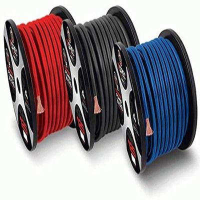 T-SPEC - 4 Awg 100Ft Black Ofc Power Wire - V8Gt Series,Power Wire V8GT Series (V8GT4BK-100)