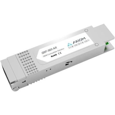 Axiom Memory - QSF-503-AX - Axiom 40GBASE-LR4 QSFP+ Transceiver for Gigamon - QSF-503 - for Data Networking, Optical Network - 1 LC 40GBase-LR4 Network - Optical Fiber Single-Mode - 40 Gigabit