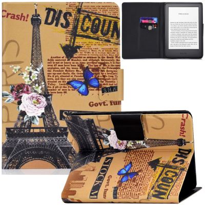 Artyond Case for Kindle (10th Generation 2019),PU Leather Slim Folio Lightweight Cover with Smart Auto Wake/Sleep Protective Case for All-New Kindle (10th Generation-2019 Release), Retro Tower