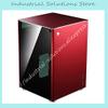 Fevas VR1 case ITX Aluminum case Double Glass Side Penetration - (Color: Red) view 2