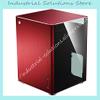 Fevas VR1 case ITX Aluminum case Double Glass Side Penetration - (Color: Red) view 3