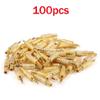 100 Pcs Gold-Plated Stereo Male 1/8 3.5mm Jack Plug Audio Adapter Booted Headphone view 2