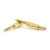 10 Pcs Metal Gold 6.35mm Male 1/4 Stereo Plug Audio Connector view 2