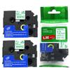 2/Pack - LM Tapes Compatible TZe-236 Green on White p-Touch Label Tape, 12mm Laminated replacment TZe236 Tape, TZ236 0.47" Green Ink on White Label with a Great Color/Size Guide. view 1