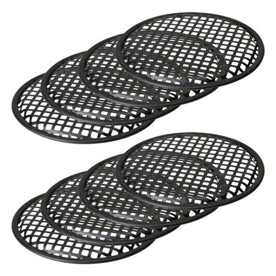 4 Pairs 10 Inch Subwoofer Metal Waffle Grills - Universal Speaker Cover Guard