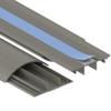 Habengut Floor Cable Guide PVC Grey Semi-Circular Cable Bridge for up to 3 Cables/Width 7.5 cm/Length 1 m view 2