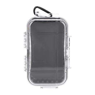 Shockproof Waterproof Storage Case, Outdoor Shockproof Waterproof Storage Case Box Airtight Carry Box Container(Transparent)
