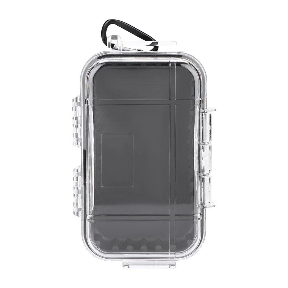 Shockproof Waterproof Storage Case, Outdoor Shockproof Waterproof Storage Case Box Airtight Carry Box Container(Transparent)
