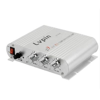 12V 25W Amplifier 2.1 Channel Power Amplifier Aluminum Shell High Fidelity Audio Amplifier
