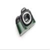 6D Mark II Camera Case, BolinUS Handmade Genuine Real Leather Half Camera Case Bag Cover for Canon Eos 6D Mark II Camera Bottom Opening Version + Hand Strap (Green) view 4