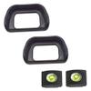 Eyepiece Eyecup Viewfinder Eye Cup for Sony Alpha A6100 A6300 A6000 NEX-6 NEX-7 Digital Camera for viewfinder FDA-EV2S (2-Pack),ULBTER FDA-EP10 Eyepiece Eye Cup with Hot Shoe Cover view 1