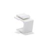 Best Snap-in Keystone Blank Insert for Wall Plate White view 2