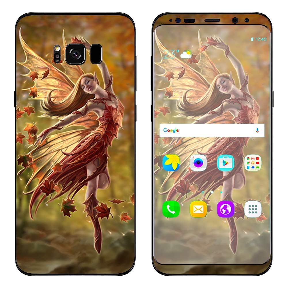 Anne Stokes Autumn Fairy - Skin Decal Vinyl Wrap for Samsung Galaxy S8 - Decal Stickers Skins Cover