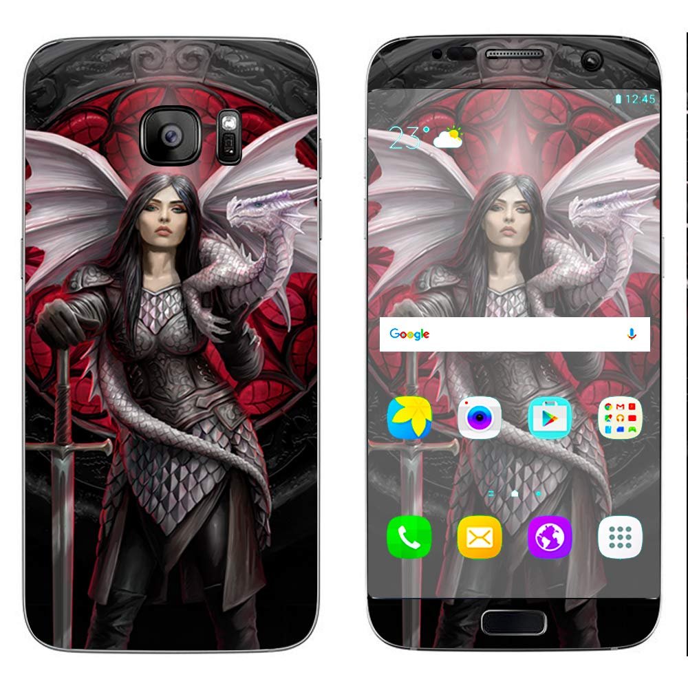 Anne Stokes Valour - Skin Decal Vinyl Wrap for Samsung Galaxy S7 Edge - Decal Stickers Skins Cover