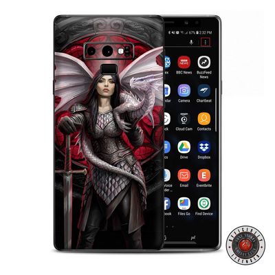 Anne Stokes Valour - Skin Decal Vinyl Wrap for Samsung Galaxy Note 9 - Decal Stickers Skins Cover