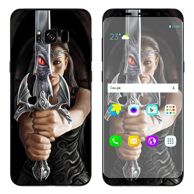 Anne Stokes Dragon Reflection - Skin Decal Vinyl Wrap for Samsung Galaxy S8 - Decal Stickers Skins Cover