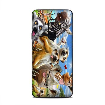 Animal Kingdom in Africa Sun - Skin Decal Vinyl Wrap for Samsung Galaxy S9 Plus - Decal Stickers Skins Cover