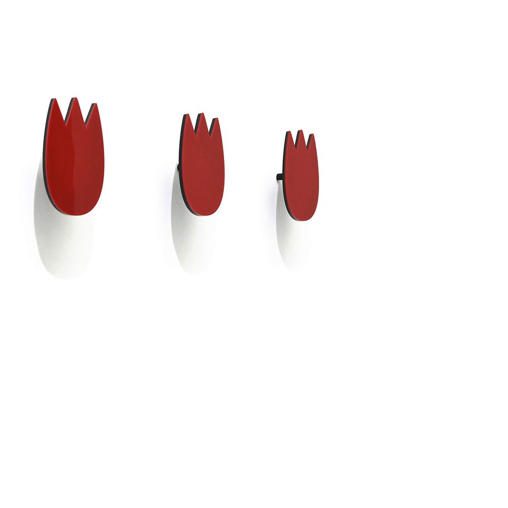 Modern Wall Hook Tulip - Kids Room decor, Coat Hook, Decorative Wall Hook, Wall Pegs, Wall Key Hanger, Kids Nursery Room