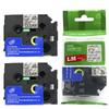 2/Pack - LM Tapes Compatible TZe-M31 Black on Matte Clear p-Touch Label Tape, 12mm Laminated replacment TZeM31 Tape, TZM31 0.47" Black Ink on Clear Matte Label. view 1