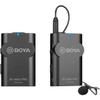 BOYA 2.4G Wireless Lavalier Microphone System, WM4 PRO-K2 Lapel Clip-on Mini Wireless Mic Compatible with Canon Nikon Sony DSLR Camera iOS Android Smartphone Audio Recorder YouTube Facebook Vlogging view 1