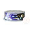 25 Pack Ridata Blu-ray BD-R DL Dual Layer 6X 50GB White Inkjet Hub Printable Recordable Blank Media Disc with Spindle Packing view 1
