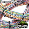 14" 50lb Natural Nylon Cable Ties view 3