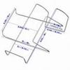 Attisstore Hard Hat Holder for Truck Seat, Steel Hard Hat Racks with Rust Resistant Seat Back Storage, Gray view 4
