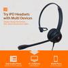 IPD IPH-250 Phone Headset with Noise Cancelling Microphone for Office and Call Center-Compatible with Avaya 1608 1616 9601 9608 9611 9611G 9620 9621 9630 9631 9640 9641 9650 9670 J139 J159 J169 J179 view 3