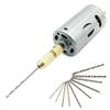 ZHONGJIUYUAN DC 12V Electric Mini Mirco PCB Drill Motor Press Hand Drilling Wood Plastic Model Craft DIY Repair Tool with 0.8/0.9/1.0/1.1/1.2/1.3/1.4/1.5mm Drill Bit view 1