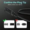 SLLEA AC Power Cord Cable for Sony Portable CFDZW755 CFD-ZW770 CFD-Z110 CFD-Z120 CFDZ110 CFDZ120 CD/MP3 Player AM/FM Cassette Radio Boombox view 3