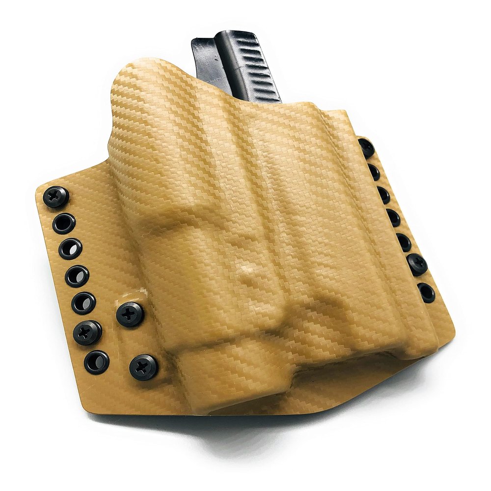 Neptune Concealment Kydex Holster for The Glock 34 35 - Light/Laser Bearing Nestor Series IWB or OWB - Many Colors - Veteran Made USA