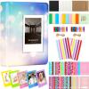 BigTrend 2x3 Inch Photo Paper Film Album Set for Fujifilm Instax Mini Camera, Polaroid Snap, Z2300, SocialMatic Instant Cameras & Zip Instant Printer(Blue spot, 64 Pockets) view 1