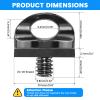 1/4" Camera Neck Strap Screw Holder, SDTC Tech 2 Pack 1/4-20 Thread Camera Screws with Rubber Washer for Quick Install/Release Wrist Strap Sling view 2