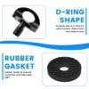 1/4" Camera Neck Strap Screw Holder, SDTC Tech 2 Pack 1/4-20 Thread Camera Screws with Rubber Washer for Quick Install/Release Wrist Strap Sling view 3