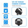 1/4" Camera Neck Strap Screw Holder, SDTC Tech 2 Pack 1/4-20 Thread Camera Screws with Rubber Washer for Quick Install/Release Wrist Strap Sling view 4