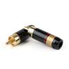 4PCS Copper RCA Plug Audio Cable Male Connector Adapter Connector Soldering Phono Male for 6.6mm Cable view 3