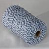 Navy Blue and White Striped Pattern Craft Twine 0.05" x 220 Yards view 1