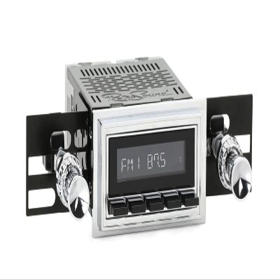 Motor 2 Radio with Chrome Face, Black Pushbuttons, Bezel, and Knobs Kit HCB-M2-126-09-74