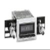 Motor 2 Radio with Chrome Face, Black Pushbuttons, Bezel, and Knobs Kit HCB-M2-126-09-74 view 1