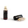 1Pair 0.78mm Earphone Pins Plug for Westone UM3X W4R Carbon Fiber Connector Black view 2