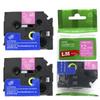 2/Pack - LM Tapes Compatible TZe-MQP35 White on Berry Pink p-Touch Label Tape, 12mm Laminated replacment TZeMQP35 Tape, TZMQP35 0.47" White Ink on Berry Pink Label with a Great Color/Size Guide. view 1