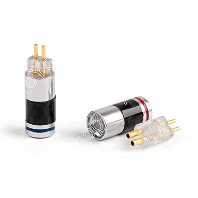 1Pair 0.78mm Earphone Pins Plug for Westone UM3X W4R Carbon Fiber Connector Silver