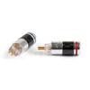 1Pair 0.78mm Earphone Pins Plug for Westone UM3X W4R Carbon Fiber Connector Silver view 2